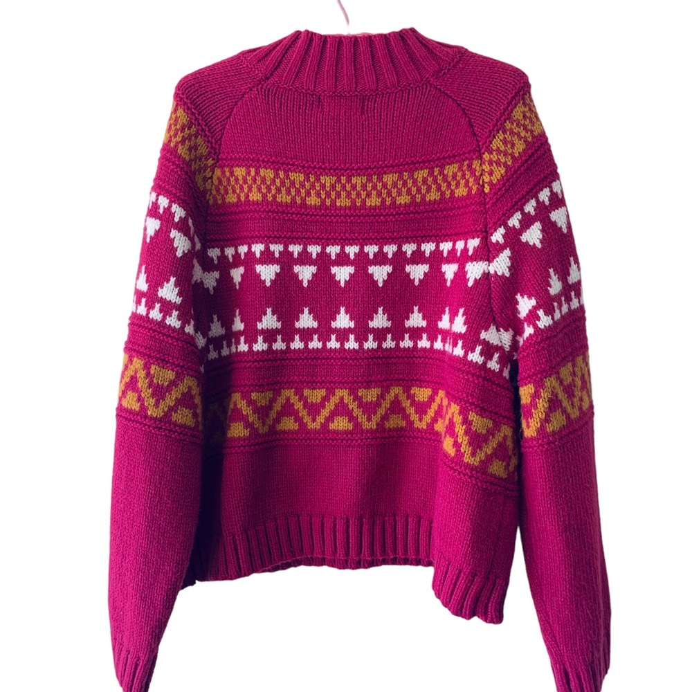 Universal Thread Pink Mock Neck Pullover Sweater - image 3